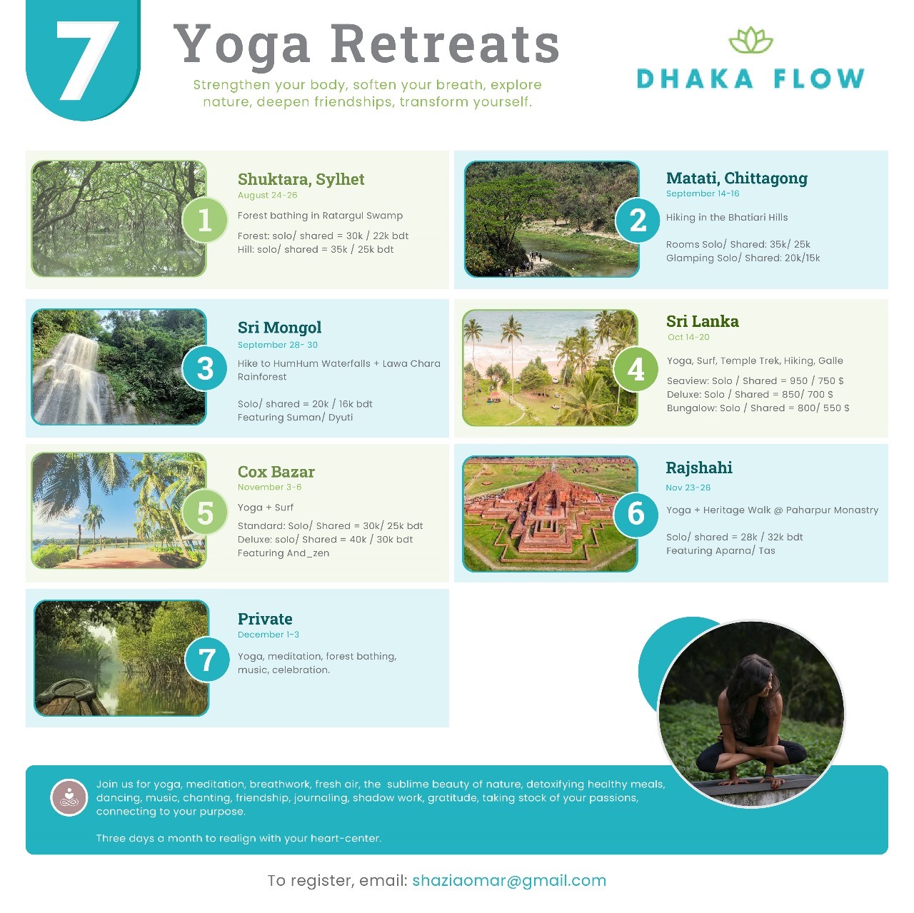 7 yoga retreat